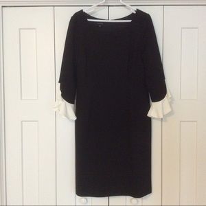 Talbots Black Sheath Dress - Size 12